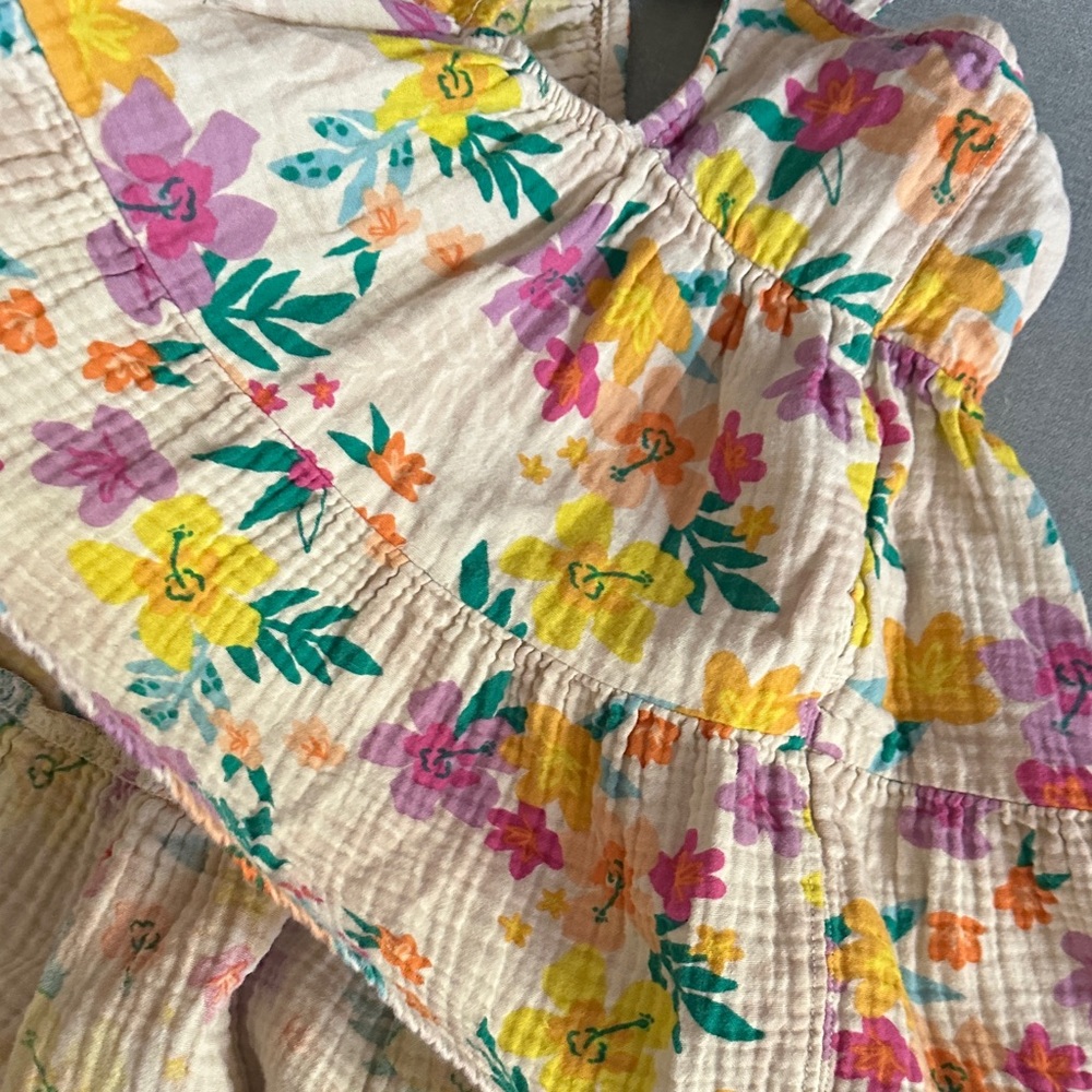 Cat and Jack 5T floral dress - Picture 7 of 7